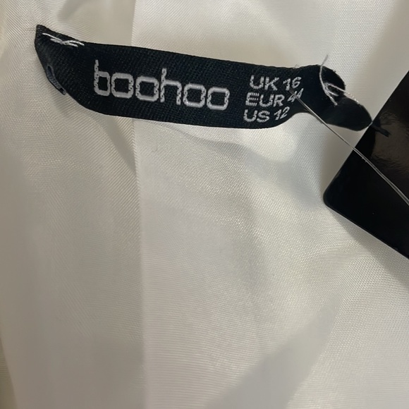 Boohoo white blazer dress NWT - Picture 6 of 8